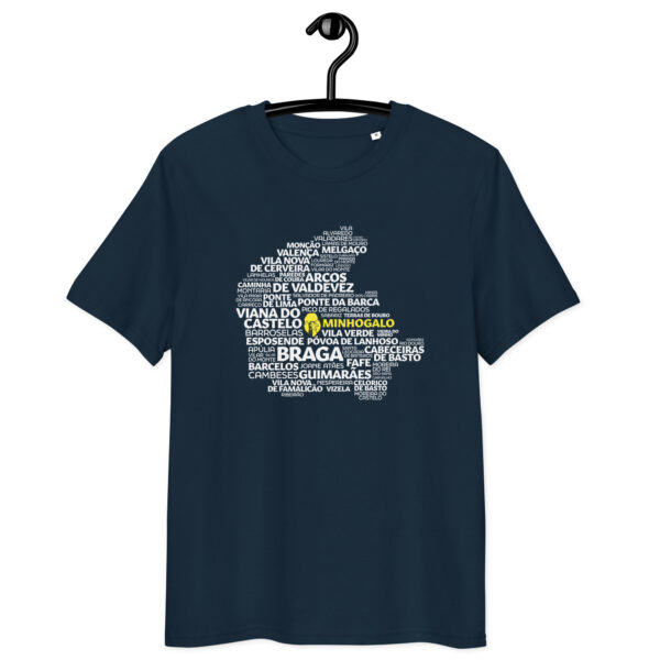 T-shirt en coton bio unisexe | Map Minho