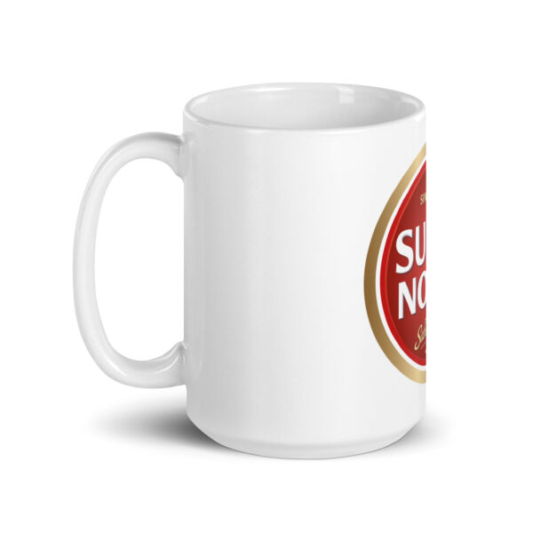 Mug brillant blanc | Super Norte Minhogalo – Image 3
