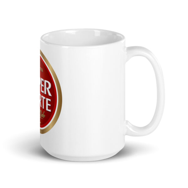 Mug brillant blanc | Super Norte Minhogalo – Image 2