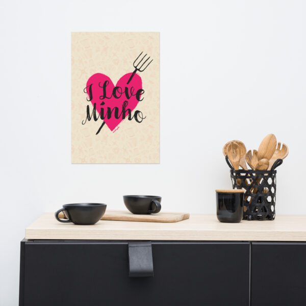 Poster 30×45 cm | I Love Minho