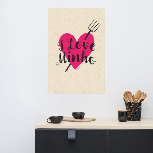 Poster 60x90 cm | I Love Minho
