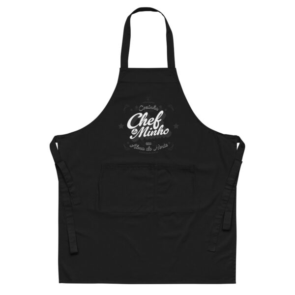 Tablier en coton biologique | Chef do Minho Noir