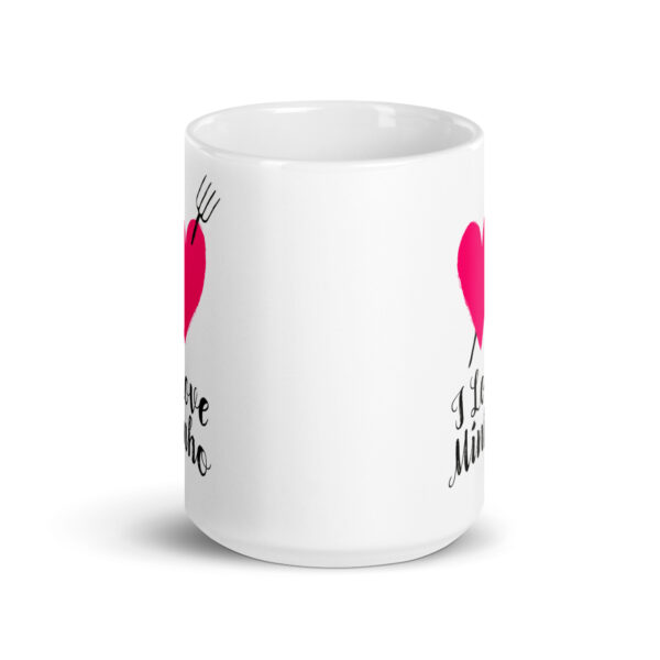 Mug brillant blanc | I Love Minho<br> – Image 4
