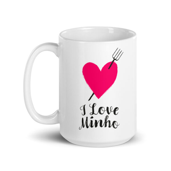 Mug brillant blanc | I Love Minho<br> – Image 3