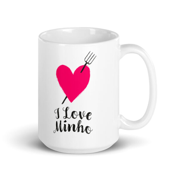 Mug brillant blanc | I Love Minho<br>