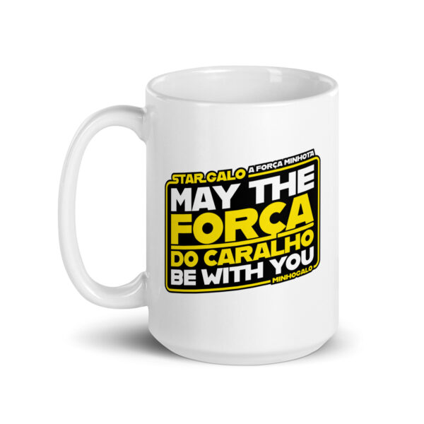 Mug brillant blanc | Star Galo A Força Minhota – Image 2